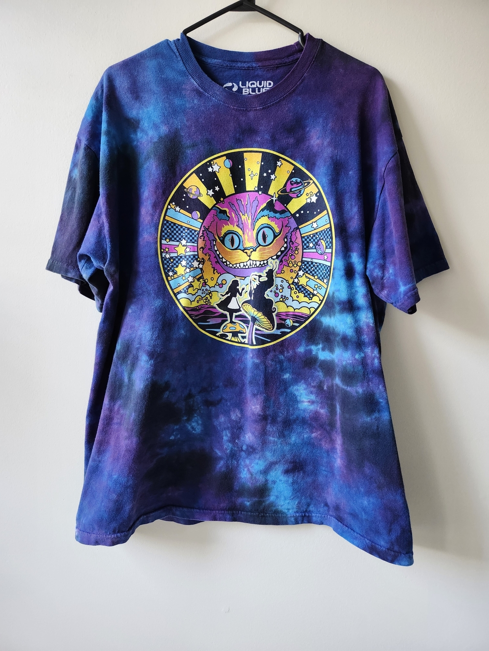 Tie-Dye Alice In Wonderland Graphic Tee